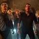 (from left) Dr. Ian Malcolm (Jeff Goldblum), Dr. Alan Grant (Sam Neill), Dr. Ellie Sattler (Laura Dern), Claire Dearing (Bryce Dallas Howard), Owen Grady (Chris Pratt), Maisie Lockwood (Isabella Sermon) and Kayla Watts (DeWanda Wise) in Jurassic World: Dominion.